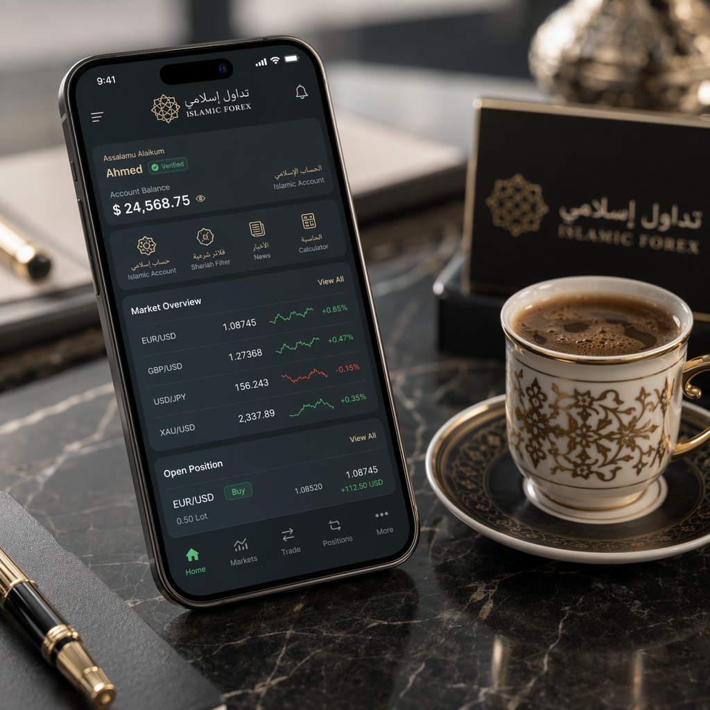 نمودار تحلیل روند بازار فارکس در خاورمیانه