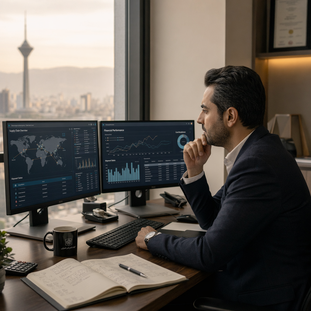 رابط کاربری بلو بیزنس برای مدیریت مالی شرکتی