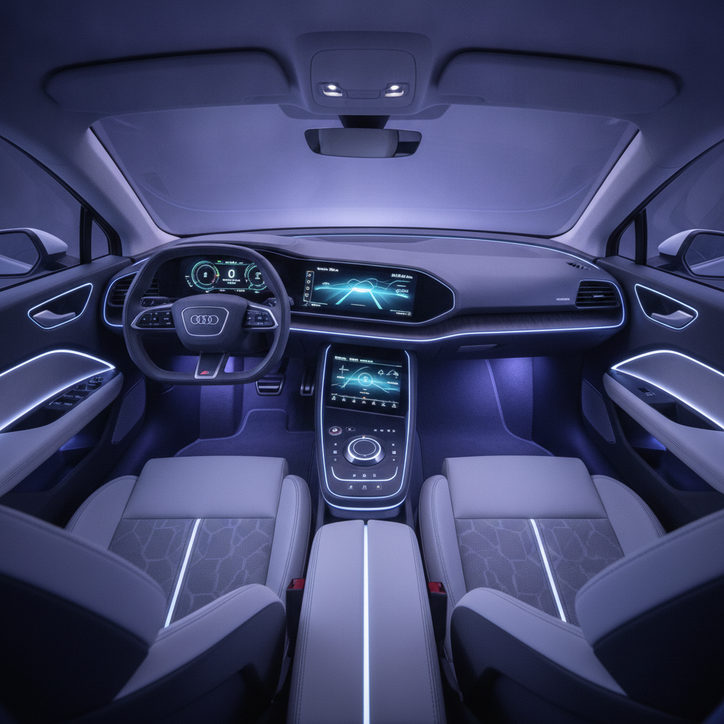 رونمایی از خودروی برقی آئودی A2 E-tron